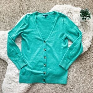 Gap Turquoise Long Sleeved Button Up
Cardigan